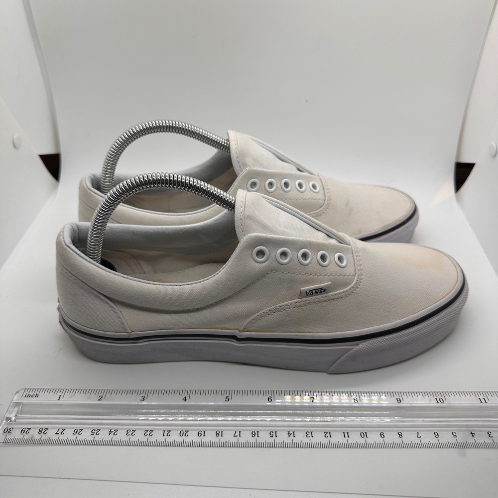 Vans Era Canvas Sneakers Off White Gum Sole Skate Shoes Casual Beach 8.5M 10W - Picture 7 of 9